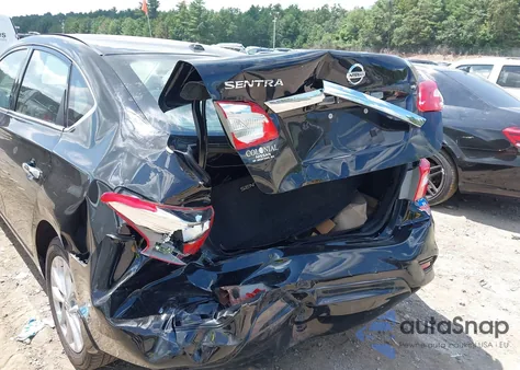 2019 Nissan Sentra Sv из США, поврежденный, VIN 3N1AB7AP2KY454927